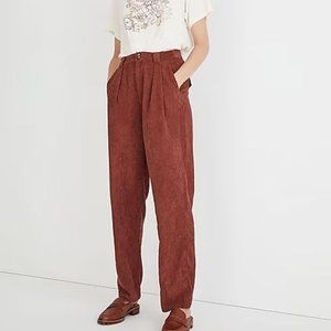 Redwood Corduroy High-Rise Tapered Pants